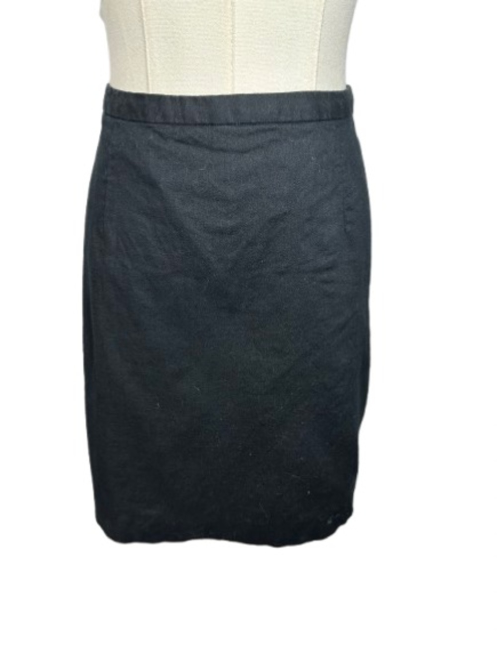 Banana Republic Black Linen Blend Pencil Skirt Size 6